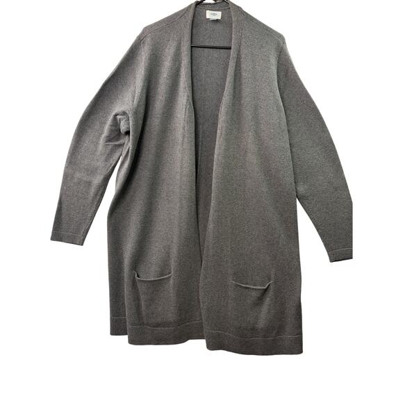 OLD NAVY LONGLINE OPEN FRONT CARDIGAN – GRAY – SIZE 3X PLUS - Picture 1 of 6